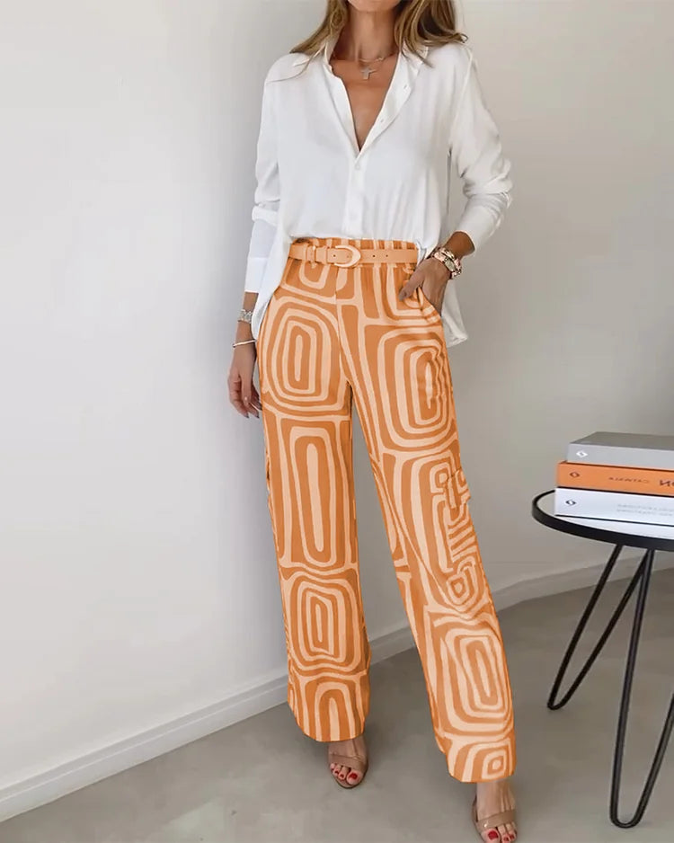Olivia | Completo Elegante Due Pezzi (In Regalo: Cintura GRATIS)