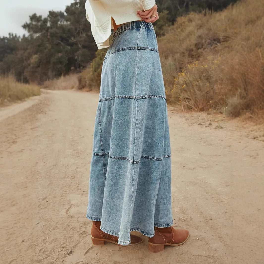 Eliasetta | Gonna ampia in denim
