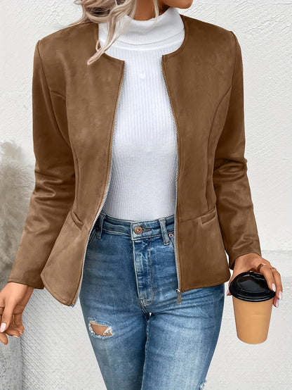 Maxima | Giacca Slim Fit con Zip