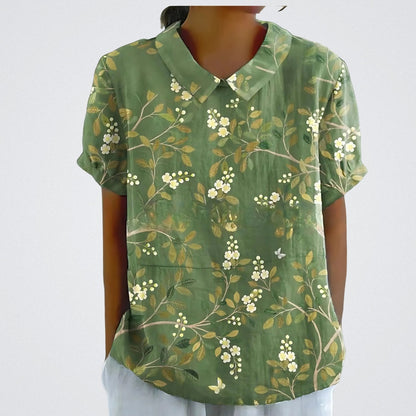 Paola | Blusa a fiori stampata