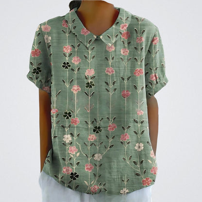 Paola | Blusa a fiori stampata