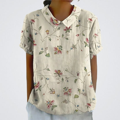 Paola | Blusa a fiori stampata