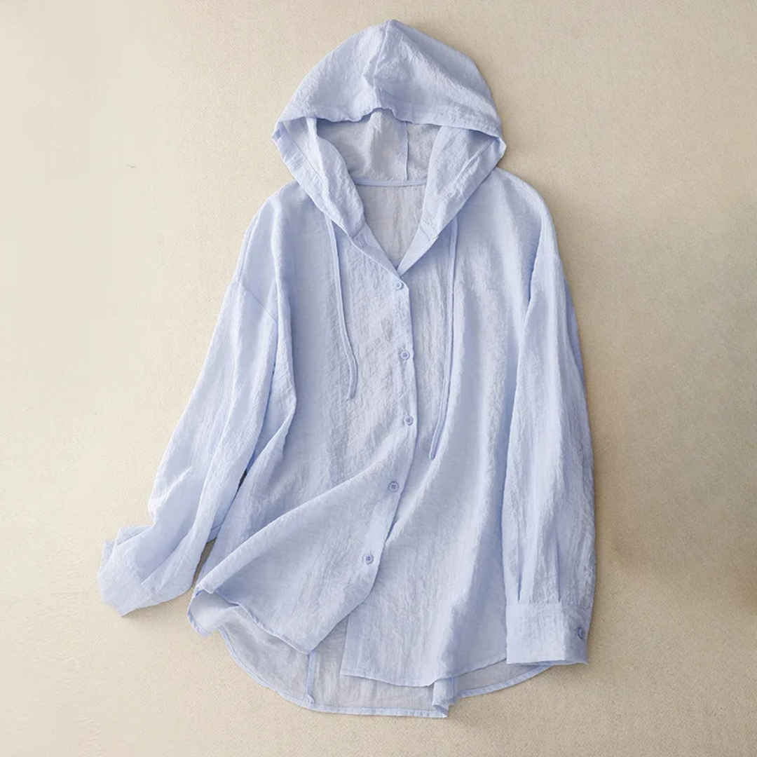 Isabella | Blusa con cappuccio leggera