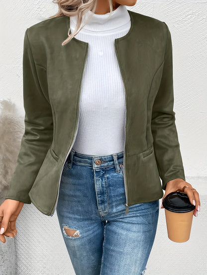 Maxima | Giacca Slim Fit con Zip