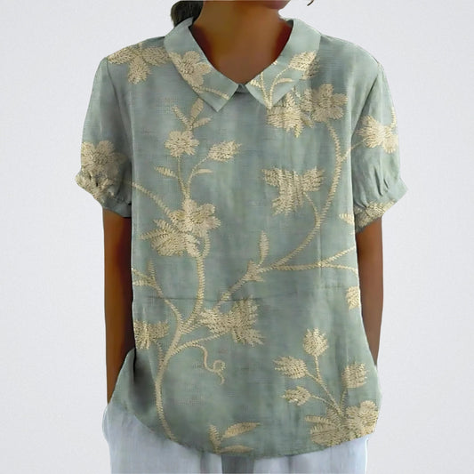 Paola | Blusa a fiori stampata