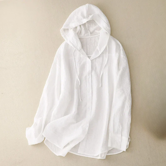 Isabella | Blusa con cappuccio leggera