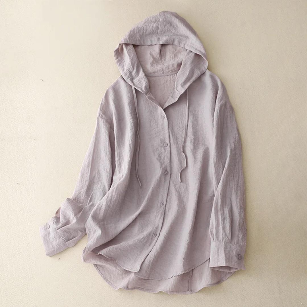 Isabella | Blusa con cappuccio leggera