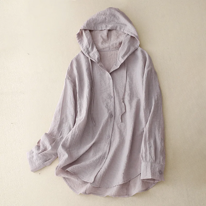Isabella | Blusa con cappuccio leggera