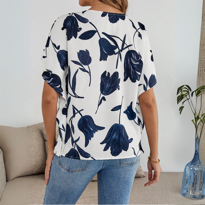 Viola | blusa floreale elegante