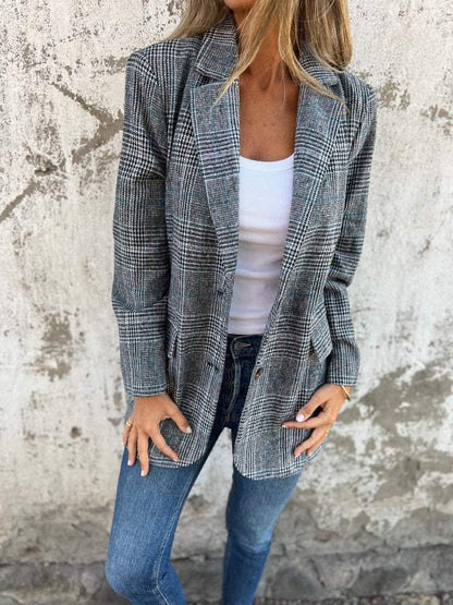 Violet | Blazer a quadri elegante per donne