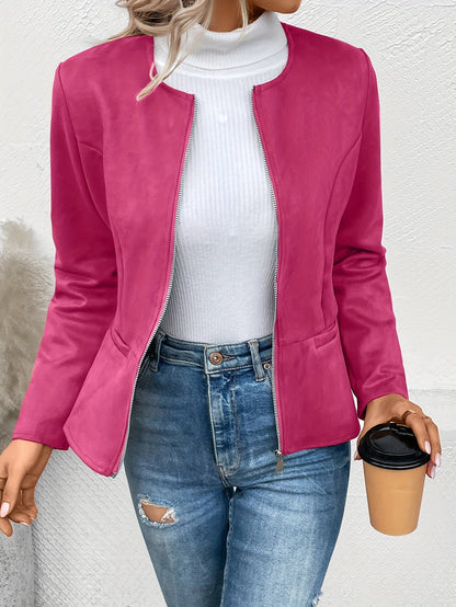 Maxima | Giacca Slim Fit con Zip