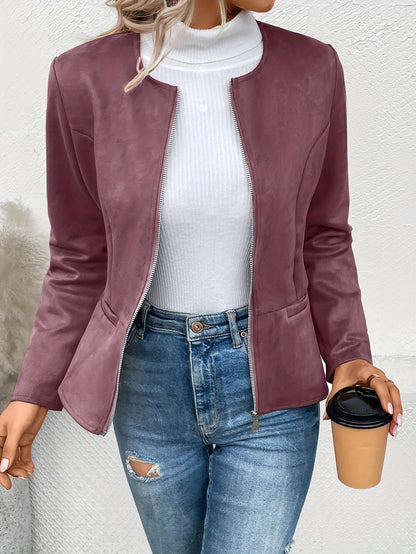 Maxima | Giacca Slim Fit con Zip