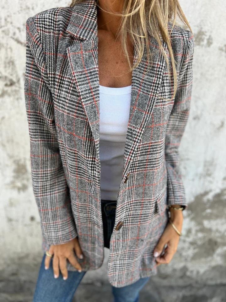 Violet | Blazer a quadri elegante per donne
