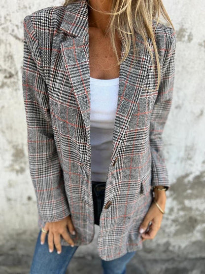 Violet | Blazer a quadri elegante per donne