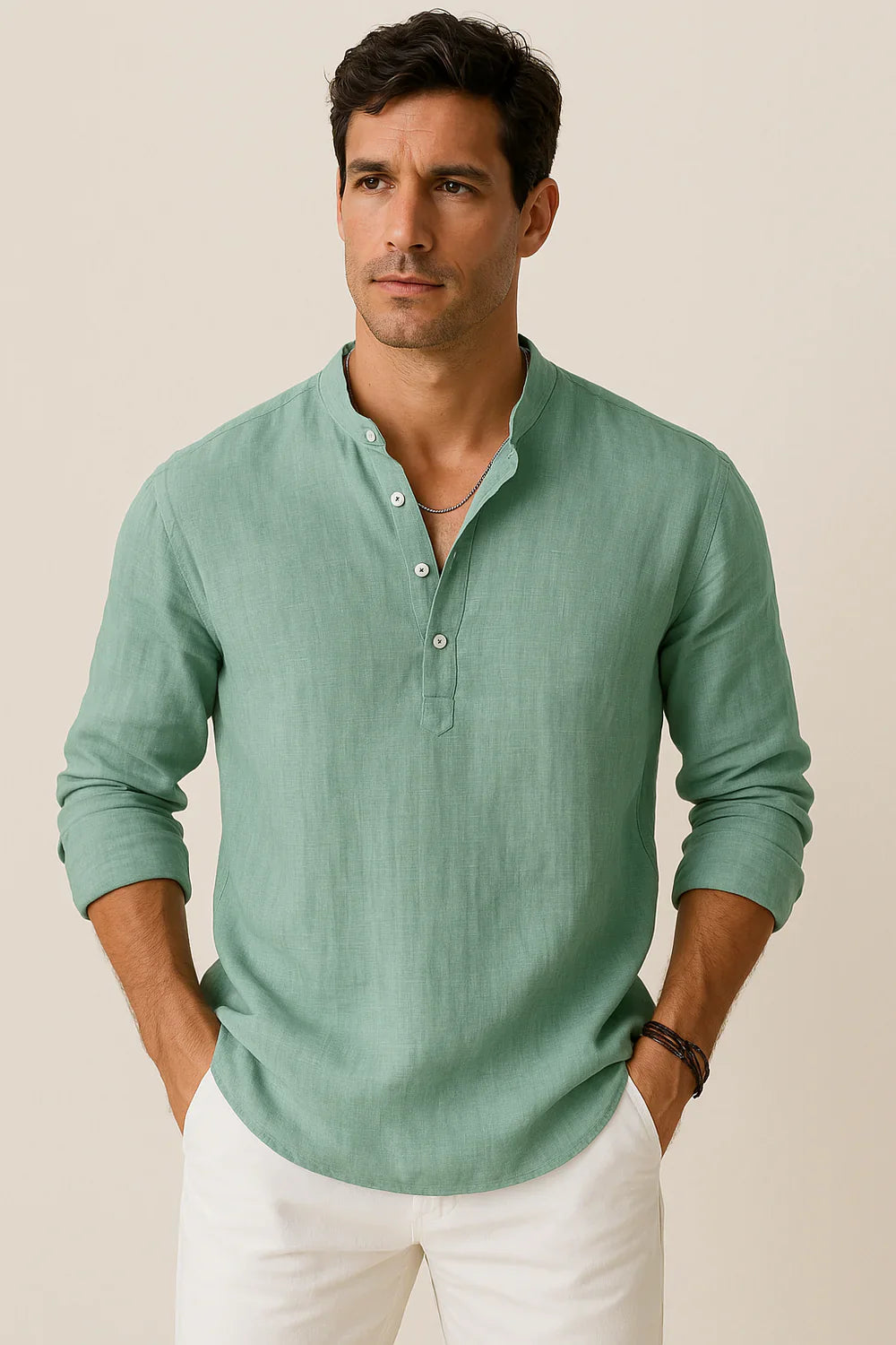 Giuliano | Camicia di lino da uomo