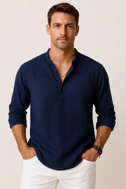 Giuliano | Camicia di lino da uomo
