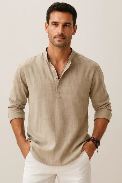 Giuliano | Camicia di lino da uomo