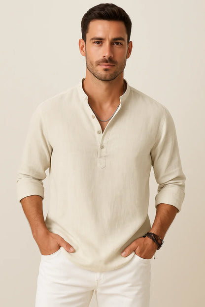 Giuliano | Camicia di lino da uomo