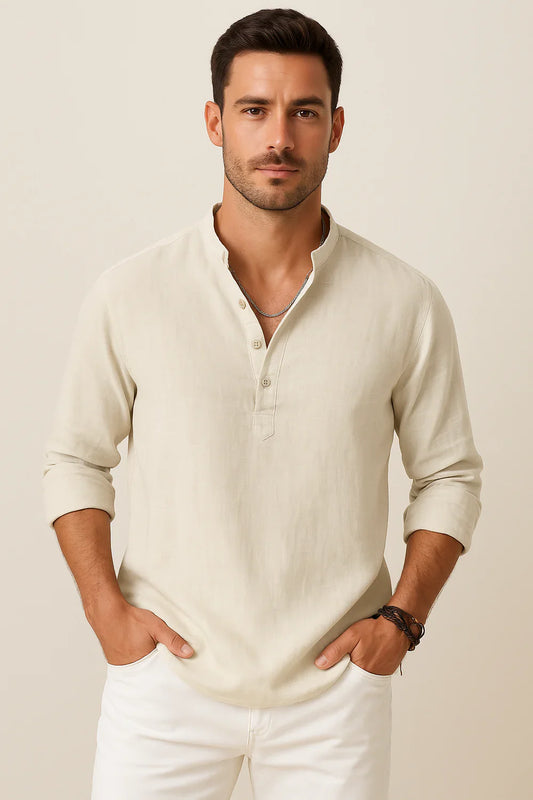 Giuliano | Camicia di lino da uomo