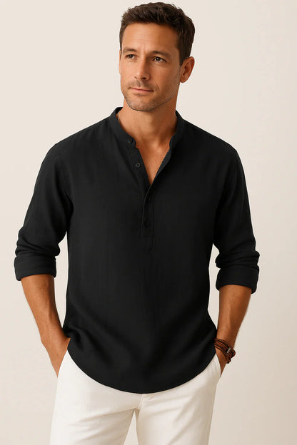Giuliano | Camicia di lino da uomo