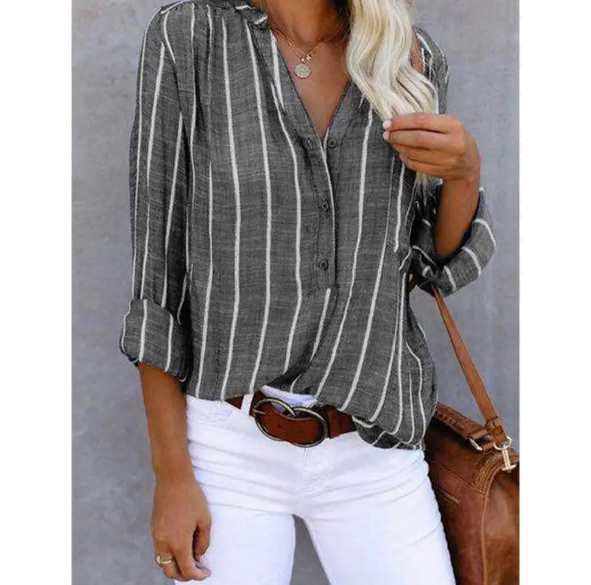 Norma | Blusa Casual a Righe