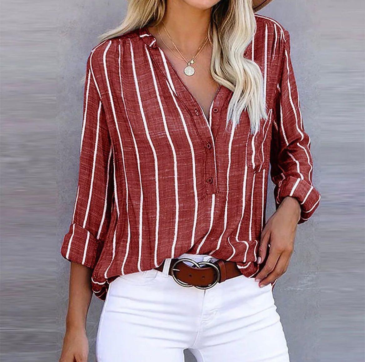 Norma | Blusa Casual a Righe