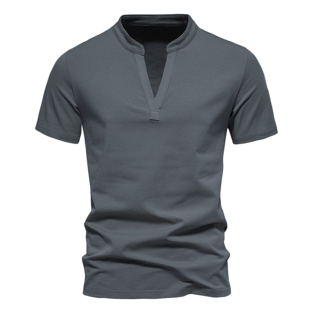 Lamberto | T-Shirt Premium con Scollo a V