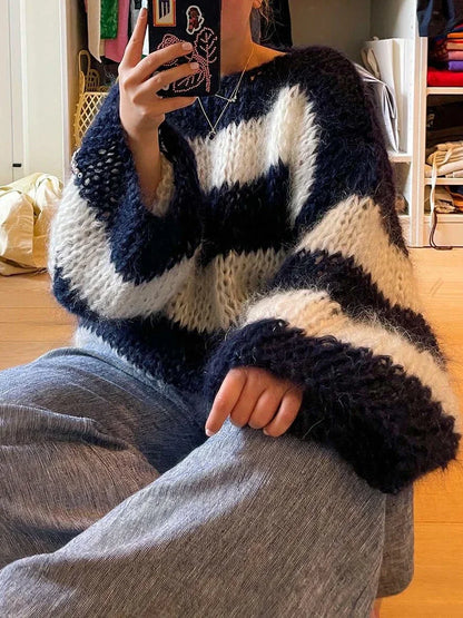 Clotilde | Maglione a Righe Grosso