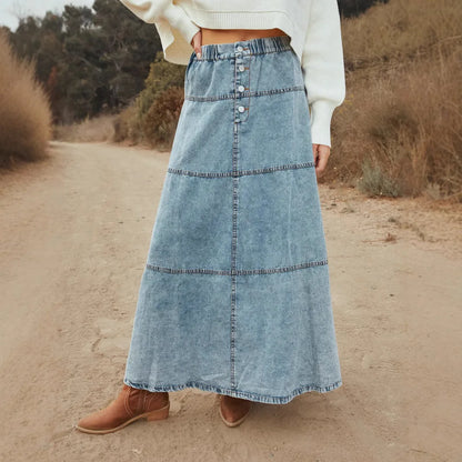 Eliasetta | Gonna ampia in denim
