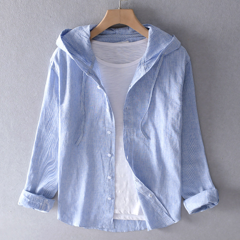 Elena | Blusa leggera con cappuccio