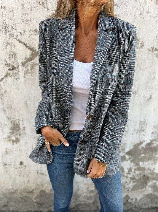 Violet | Blazer a quadri elegante per donne