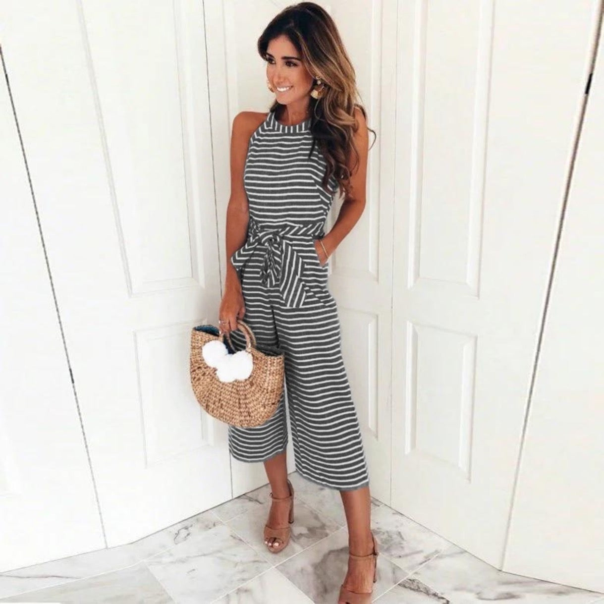 Stefania | Tuta a righe