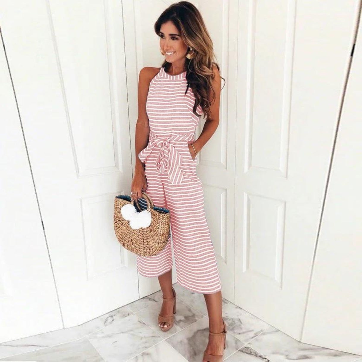 Stefania | Tuta a righe