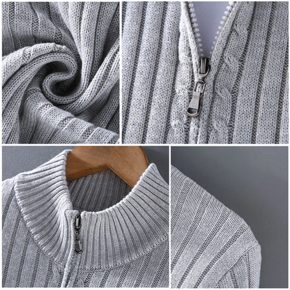 Sebastiano | Cardigan casual con zip