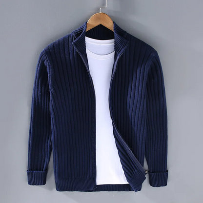 Sebastiano | Cardigan casual con zip