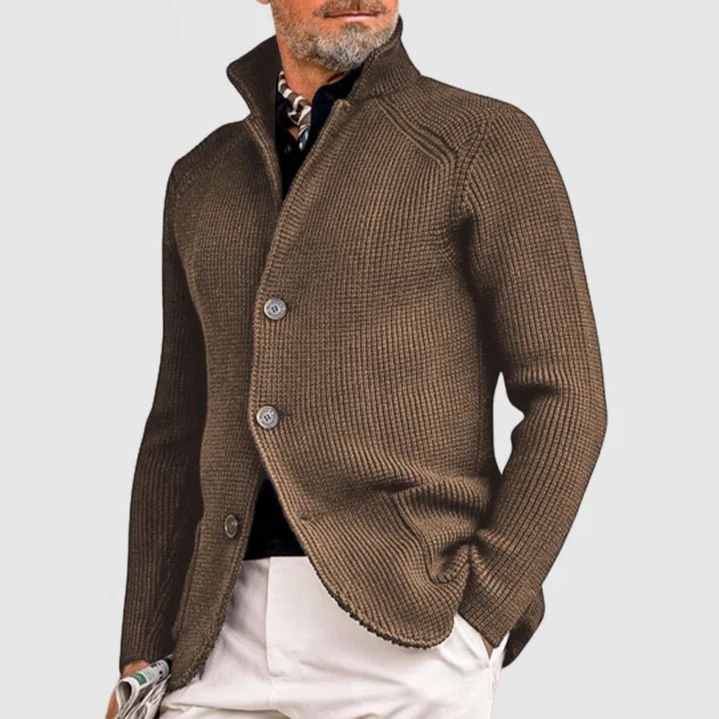 Pietro | Elegante cardigan con revers per uomini