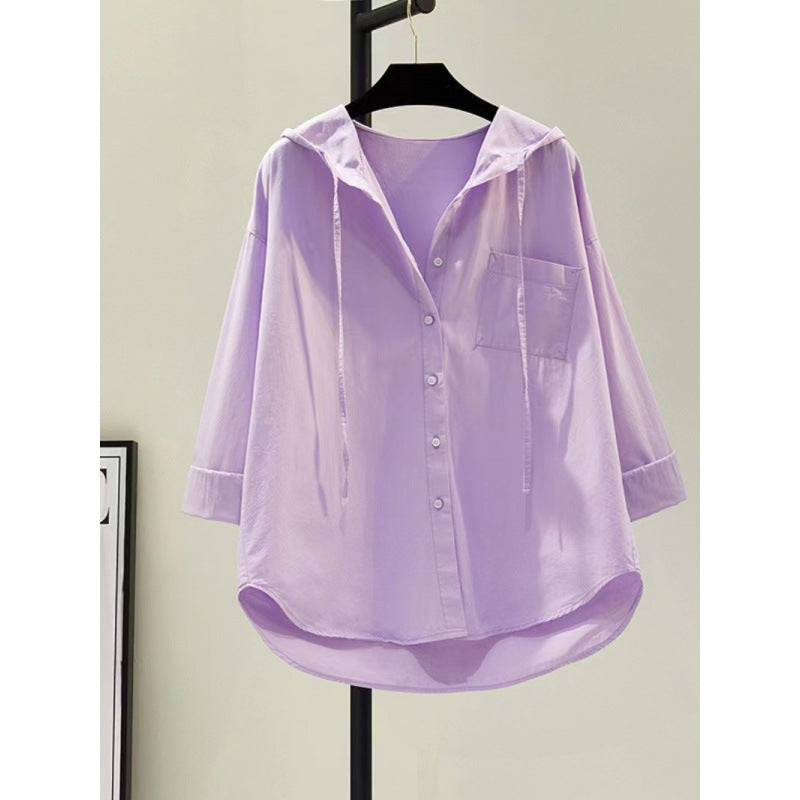 Luciana | Blusa con Cappuccio Casual