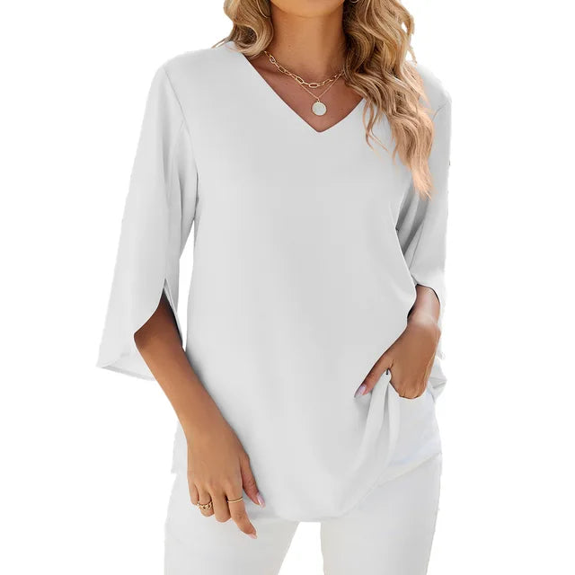 Roberta | Blusa con scollo a V
