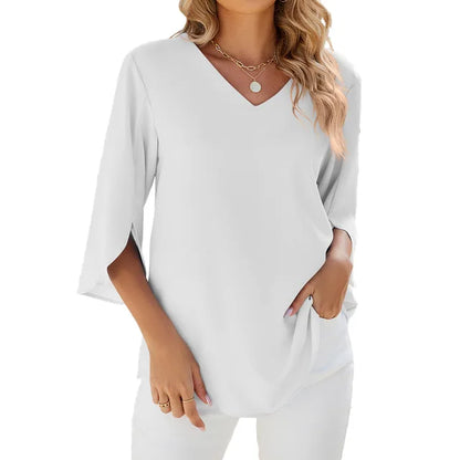 Roberta | Blusa con scollo a V
