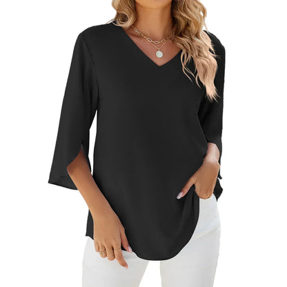 Roberta | Blusa con scollo a V