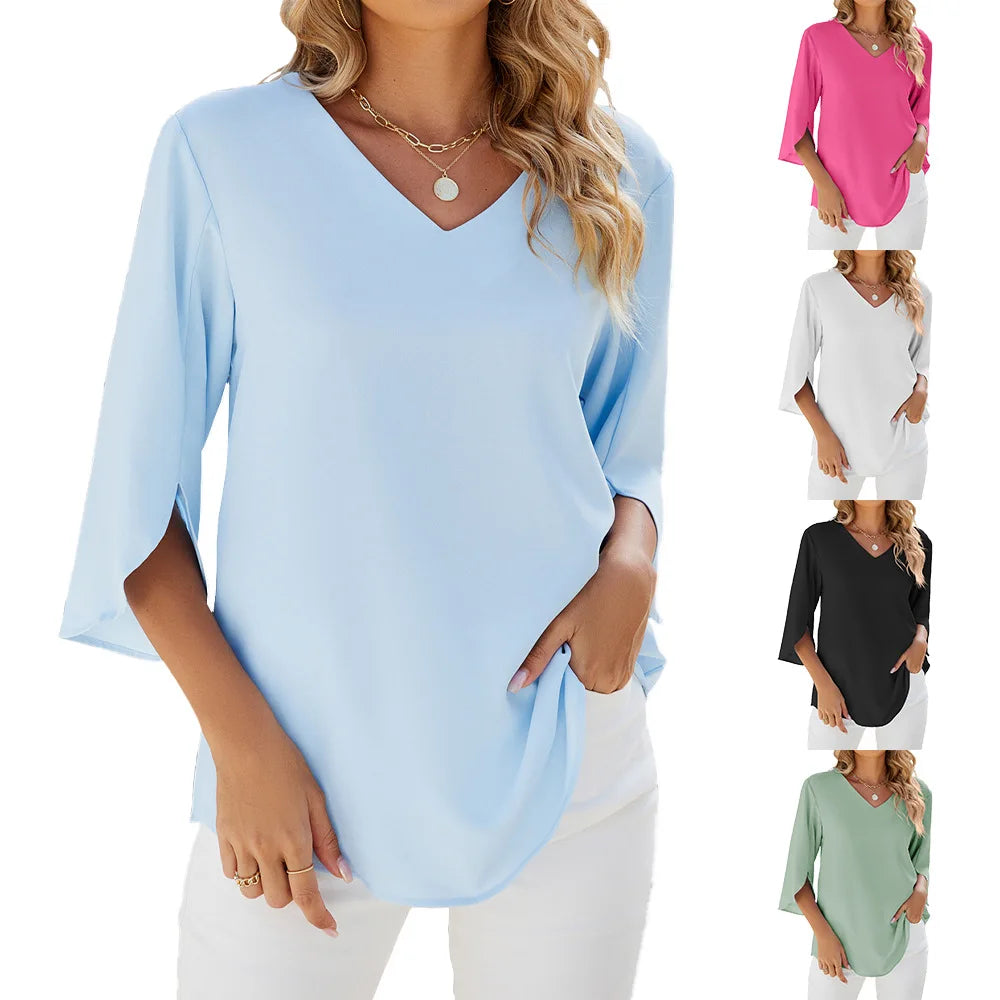 Roberta | Blusa con scollo a V
