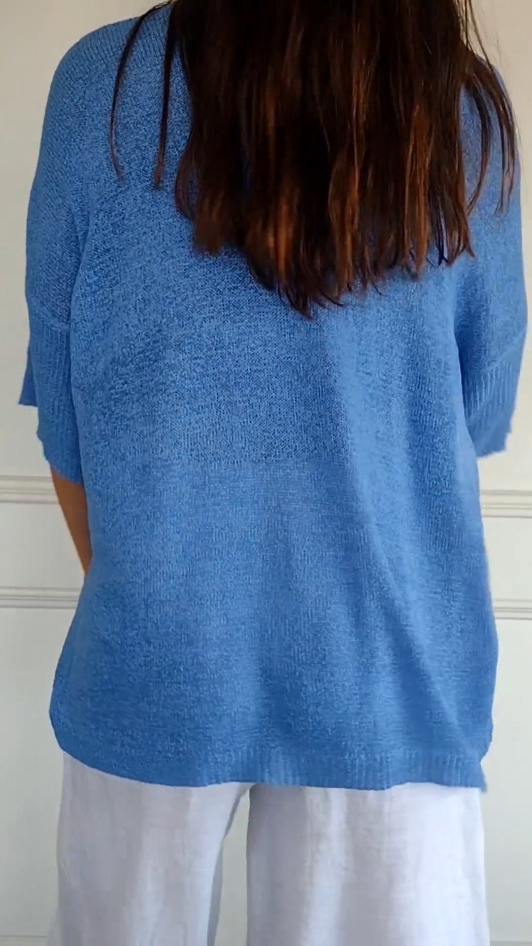 Marta | Top in maglia con scollatura a V