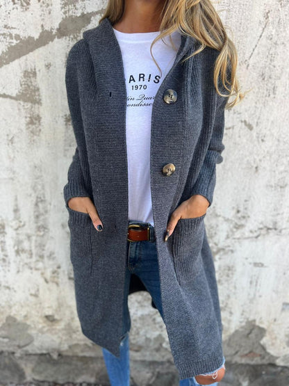 Ilde | Elegante cardigan lungo in maglia
